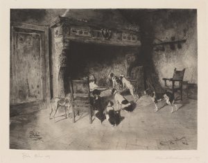Psy myśliwskie autorstwa Francesco Colombi Borde