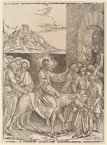 Wjazd Chrystusa do Jerozolimy autorstwa Francesco Denanto