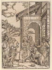 Pokłon Trzech Króli autorstwa Francesco Denanto