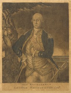 Jego Ekscelencja George Washington Esqr. 1776 (mezzotinta) autorstwa Francesco Fergola