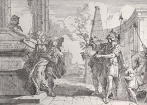 Ofiara Polyxena, z Bacchanals and Histories, 1744., 1744.