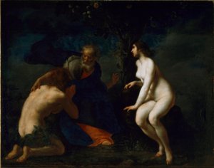 Adam i Ewa Malarstwo Francesco Furini