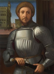 Portret mężczyzny w zbroi, ca. 1510