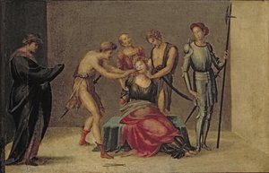 Męczeństwo św. Apollonii (panel)