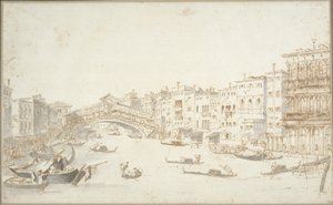 Most Rialto autorstwa Francesco Guardi