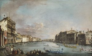Regaty w Wenecji autorstwa Francesco Guardi
