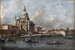 Santa Maria della Salute, Wenecja, ok. 1780 autorstwa Francesco Guardi
