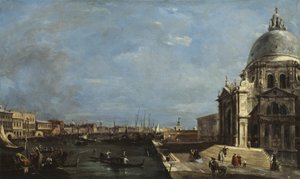 Canal Grande, Wenecja, ok. 1760 autorstwa Francesco Guardi