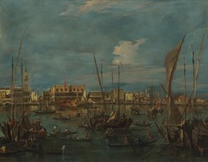 Wenecja z dorzecza San Marco, ca. 1765. autorstwa Francesco Guardi
