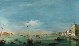 Widok na kanał Giudecca i Zattere autorstwa Francesco Guardi