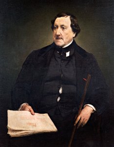 Portret Gioachino Rossiniego (Pesaro autorstwa Francesco Hayez