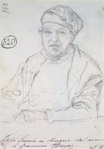 Studium do portretu jego szwagra Pippo Scaccia autorstwa Francesco Hayez