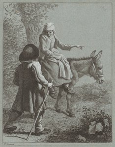Chłopiec i dziewczynka z osłem, 1764.