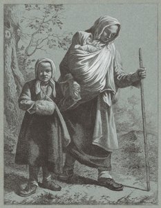 Chłopka z dwójką dzieci autorstwa Francesco Londonio