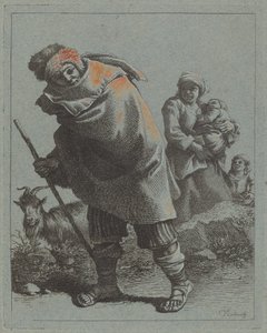 Pasterz z laską i wieśniaczka z dzieckiem, 17581759.