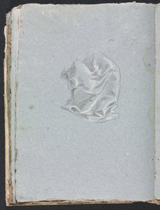 Szkicownik werona: studium draperii, strona 94, 1760. autorstwa Francesco Lorenzi