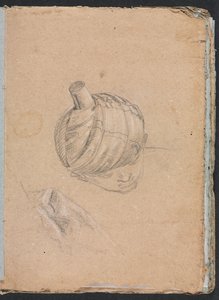 Szkicownik Verona: Głowa z turbanem strona 11, 1760. autorstwa Francesco Lorenzi