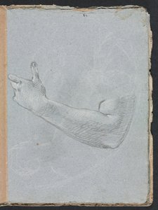 Szkicownik Verona: Lewa ręka i ręka, strona 47, 1760. autorstwa Francesco Lorenzi