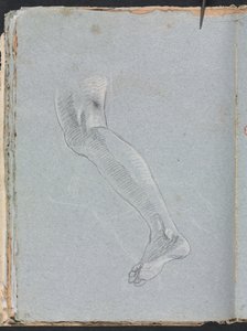 Szkicownik werona: lewa noga strona 28, 1760. autorstwa Francesco Lorenzi