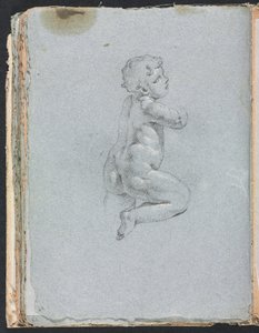Szkicownik Verona: Putto na stronie profilu 64, 1760.
