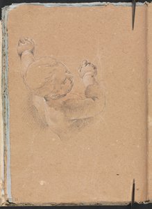 Szkicownik werona: Putto strona 22, 1760. autorstwa Francesco Lorenzi