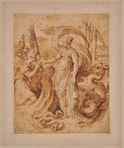 Kirke i towarzysz Ulissesa autorstwa Francesco Mazzuoli