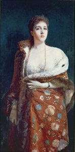 Portret księżnej Fondi autorstwa Francesco Paolo Michetti