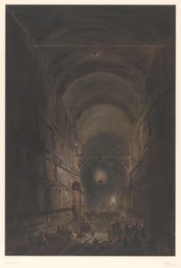 Grota Posillipo Jaskinia Posillipo koło Neapolu autorstwa Francesco Piranesi