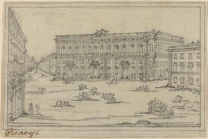 Palazzo della Consultà autorstwa Francesco Piranesi