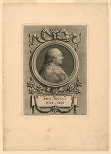 Papież Pius VI (1775-1799) autorstwa Francesco Piranesi