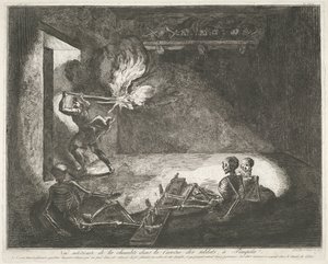 Soldatenkazerne te Pompei Starożytności Magna Graecia (tytuł serii) autorstwa Francesco Piranesi