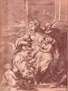 Dobroczynność, XVI wiek, 1903 autorstwa Francesco Primaticcio