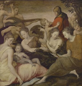 Sztuka Muzyki, ok.1565 autorstwa Francesco Primaticcio