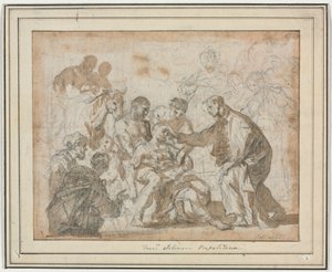 Cud świętego Maurusa autorstwa Francesco Solimena