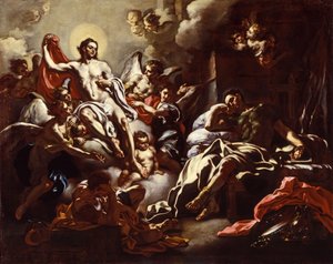 Chrystus ukazujący się we śnie św. Marcinowi, ok. 1733 r.