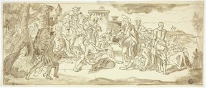 Chrystus uzdrawiający chromego autorstwa Francesco Solimena