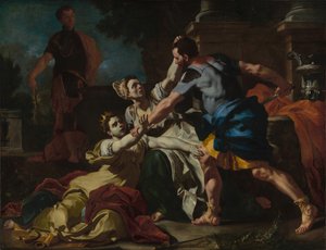 Śmierć Messaliny autorstwa Francesco Solimena