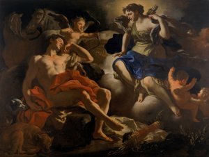 Diana i Endymion autorstwa Francesco Solimena
