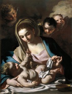 Madonna z Dzieciątkiem autorstwa Francesco Solimena