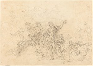 Małżeństwo Bachusa i Ariadny autorstwa Francesco Solimena