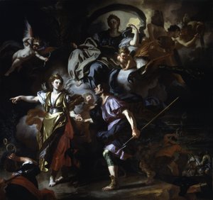 Królewskie polowanie Dydony i Eneasza, ok. 1712-14