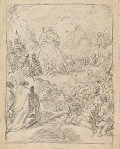 Triumf Trójcy (Gloria) autorstwa Francesco Solimena