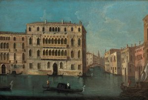 Francesco Tironi Grand Canal i pałac Foscari