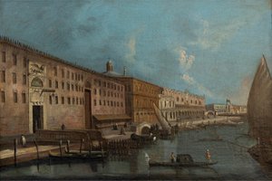 Francesco Tironi Widok na wenecki basen św. Marka