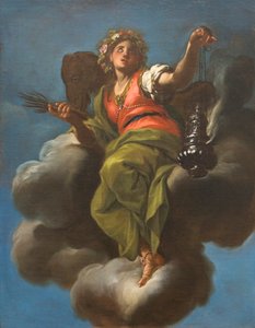 Azja, ok. 1709 (olej na płótnie) autorstwa Francesco Trevisani