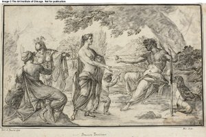 Wyrok Paryża autorstwa Francesco Trevisani