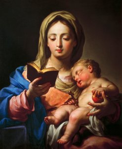 Madonna z Dzieciątkiem (olej na płótnie)
