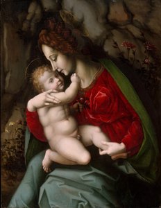 Madonna z Dzieciątkiem, ok. 1520 (olej i złoto na drewnie)