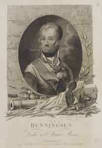 Portret hrabiego Levin Leonty August Theophil von Bennigsen 1745-1826, 1807 autorstwa Francesco Vendramini