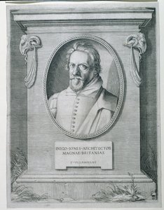 Inigo Jones (grawerowanie) autorstwa Francesco Villamena